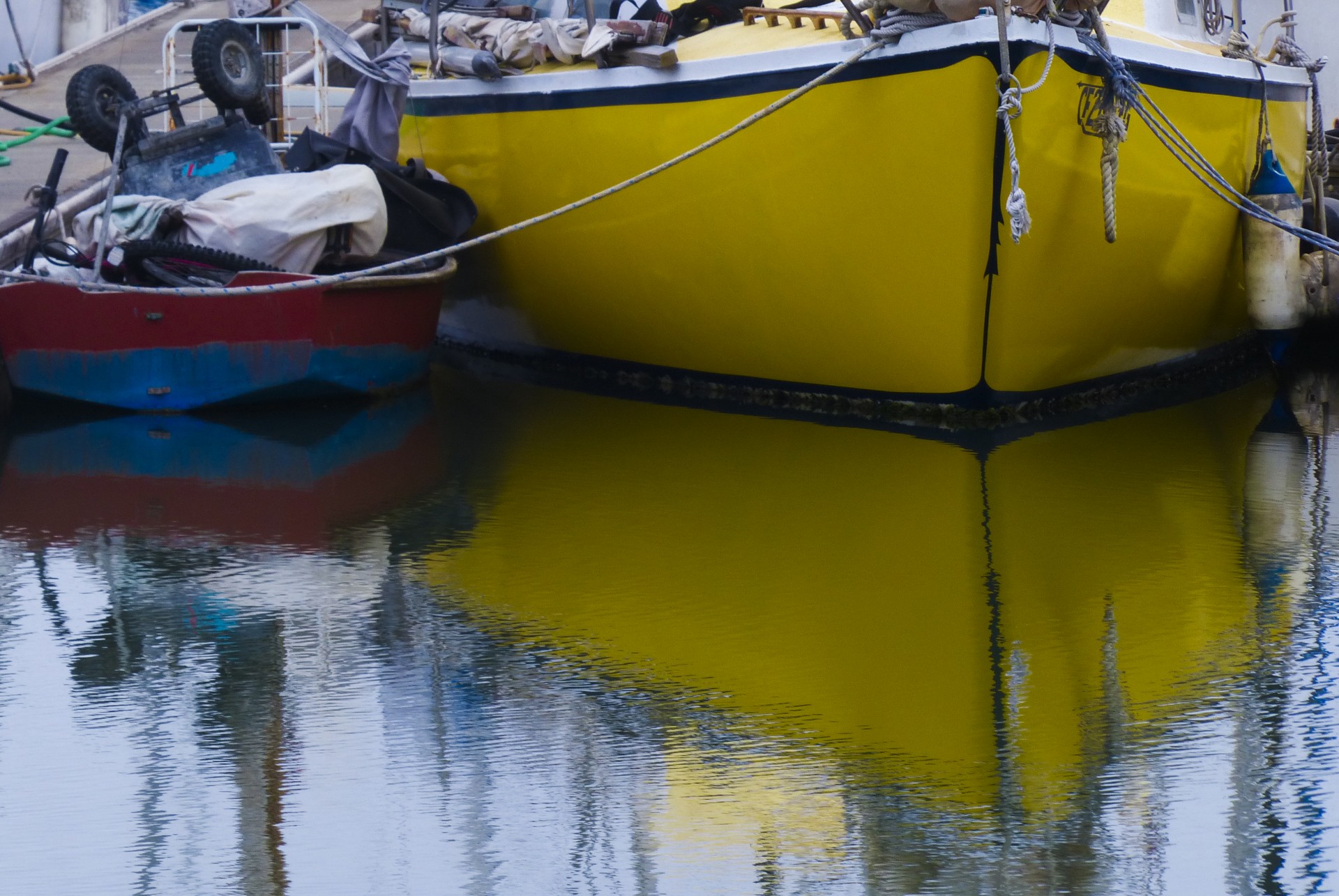 yellow boat rowboat free photo