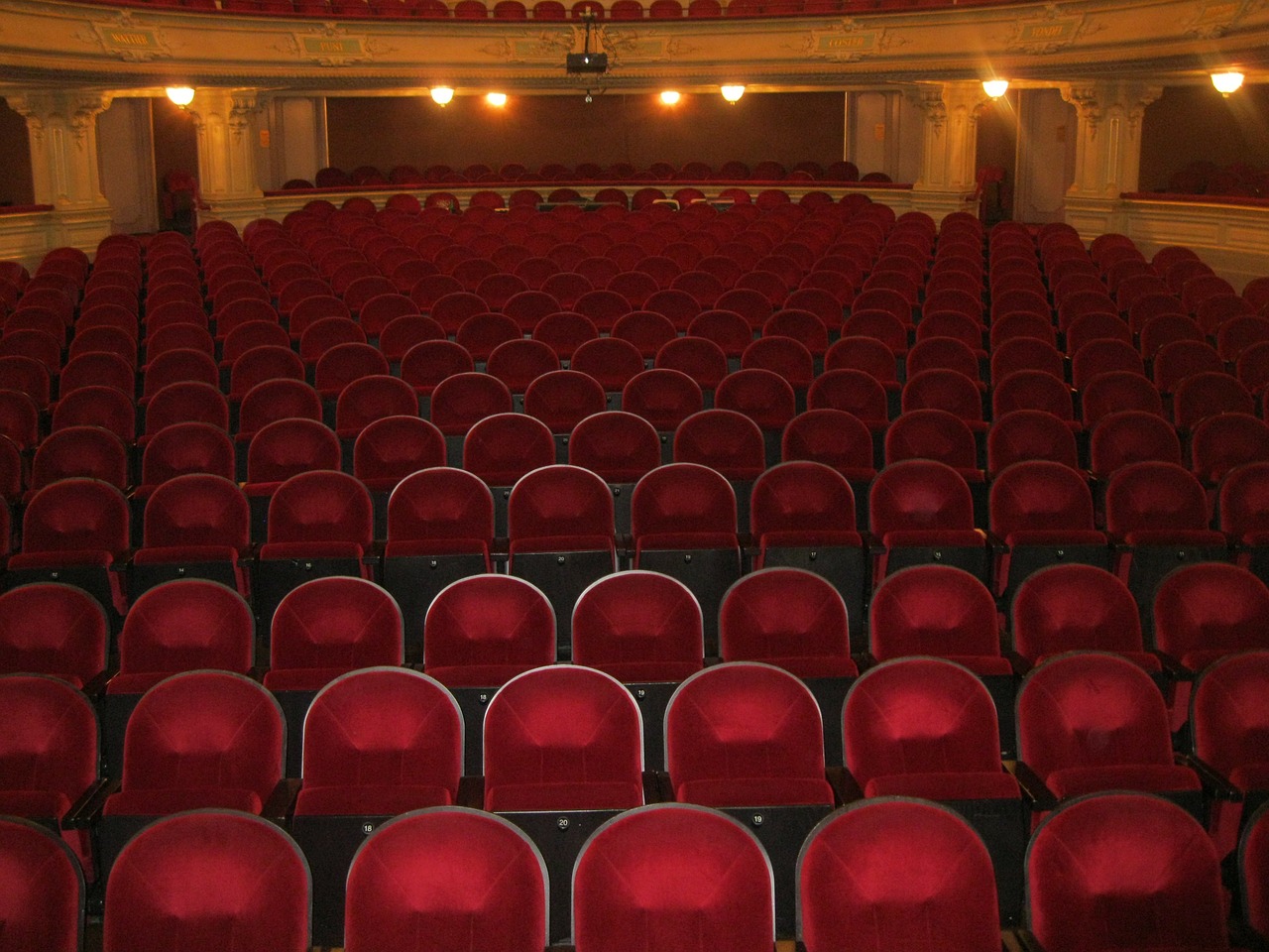 theater seating audience free photo
