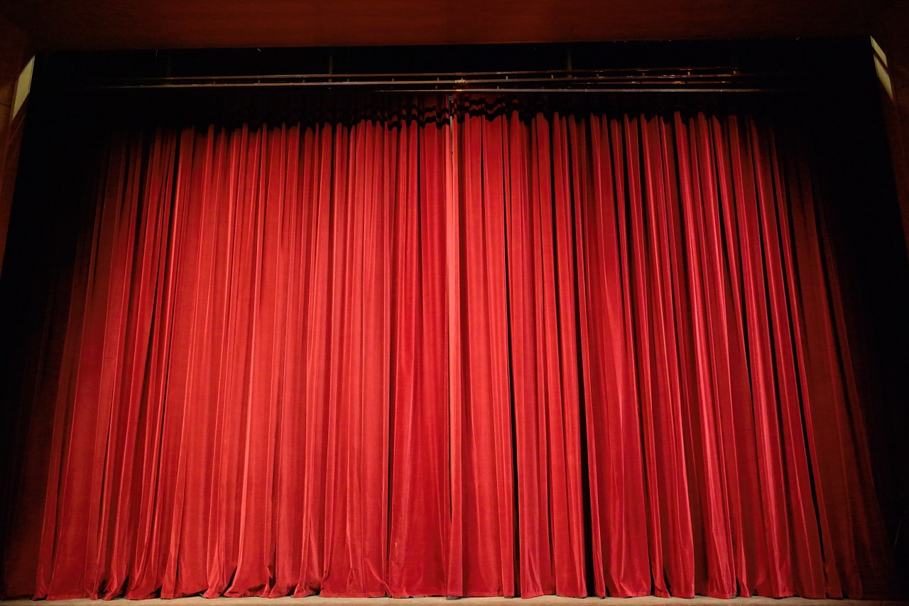theater curtain stage free photo