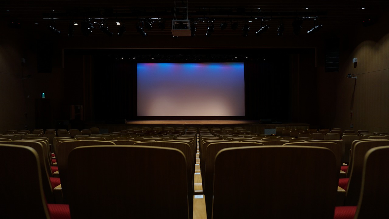 theatre seats screen free photo