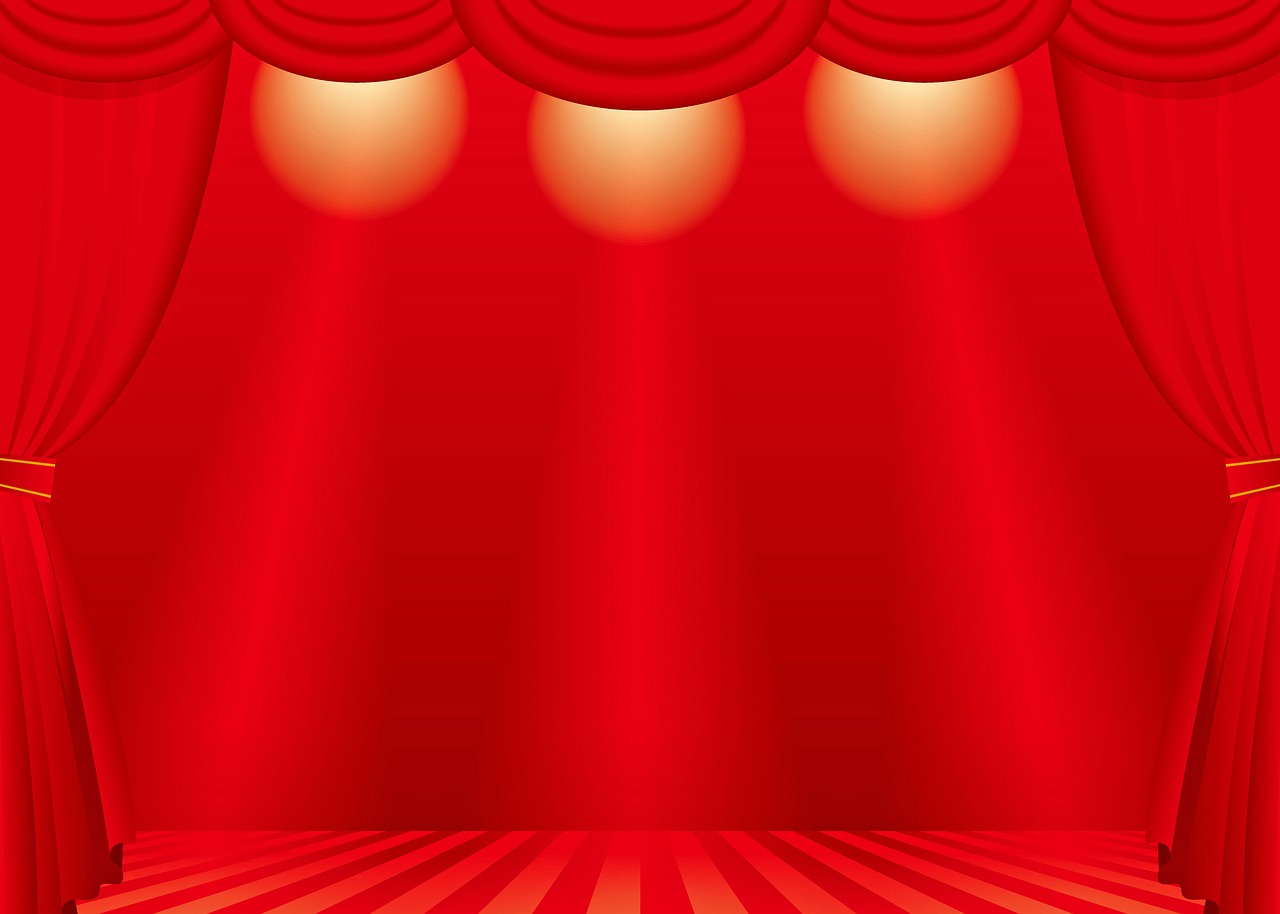 theatre stage  theater curtains  theater free photo