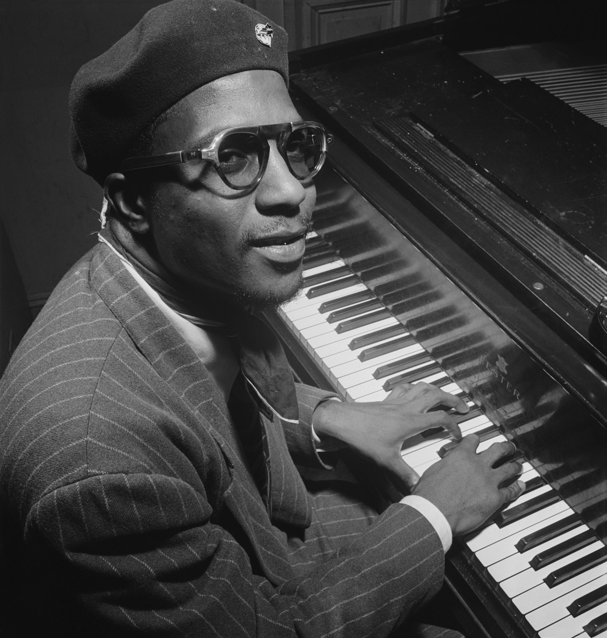 thelonious sphere monk portrait jazz pianist and composer free photo