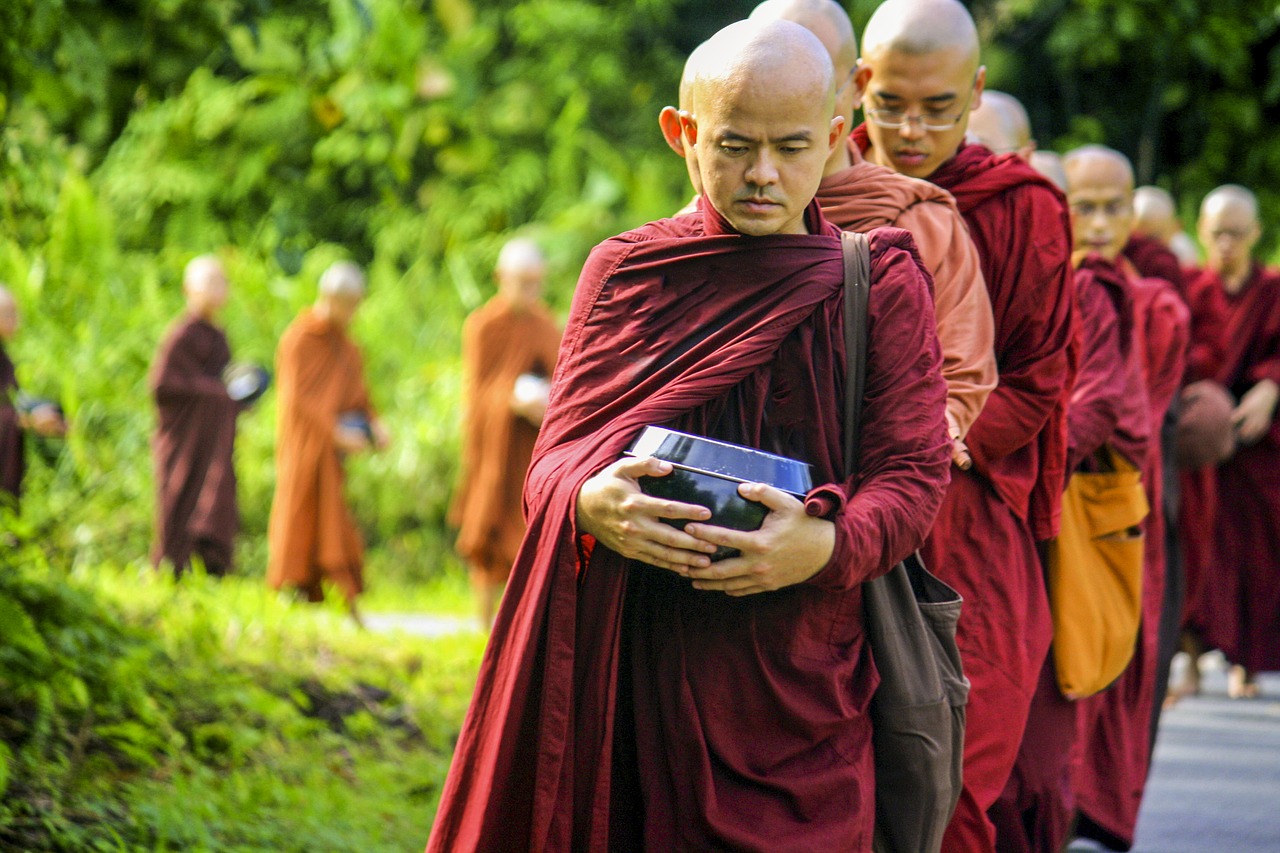 theravada buddhism theravada monks saṅgha free photo