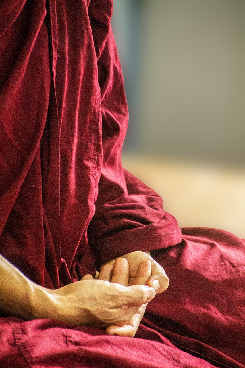 theravada monk buddhism religious free photo