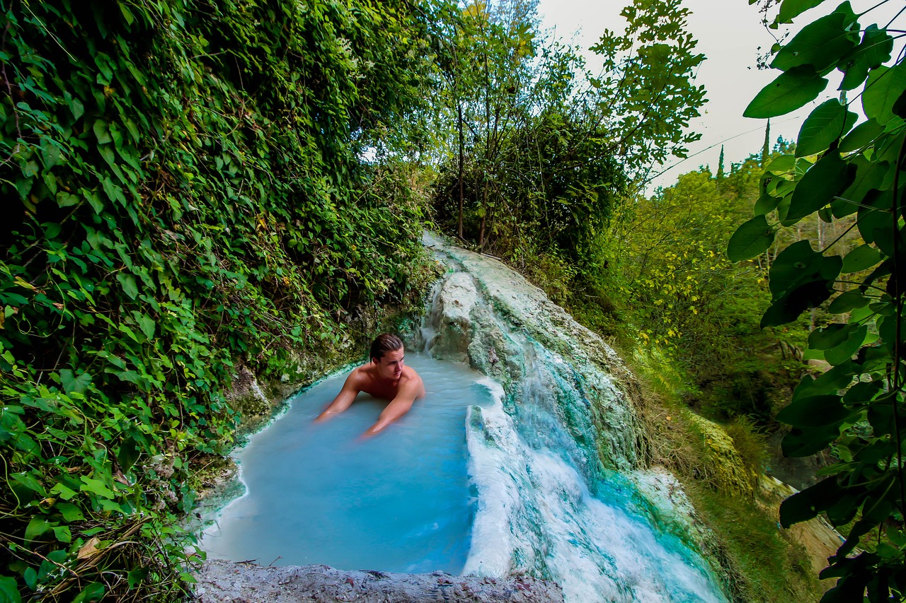 thermal bath nature free photo