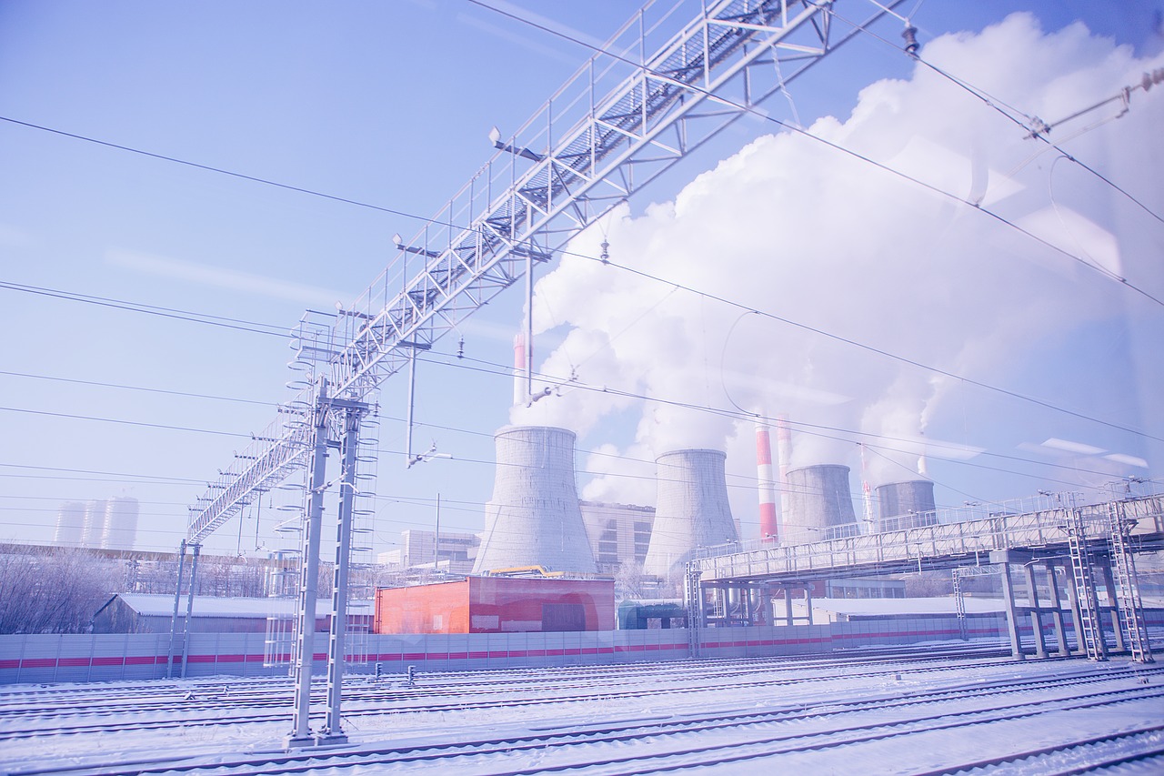 thermal power station  moscow  russia free photo