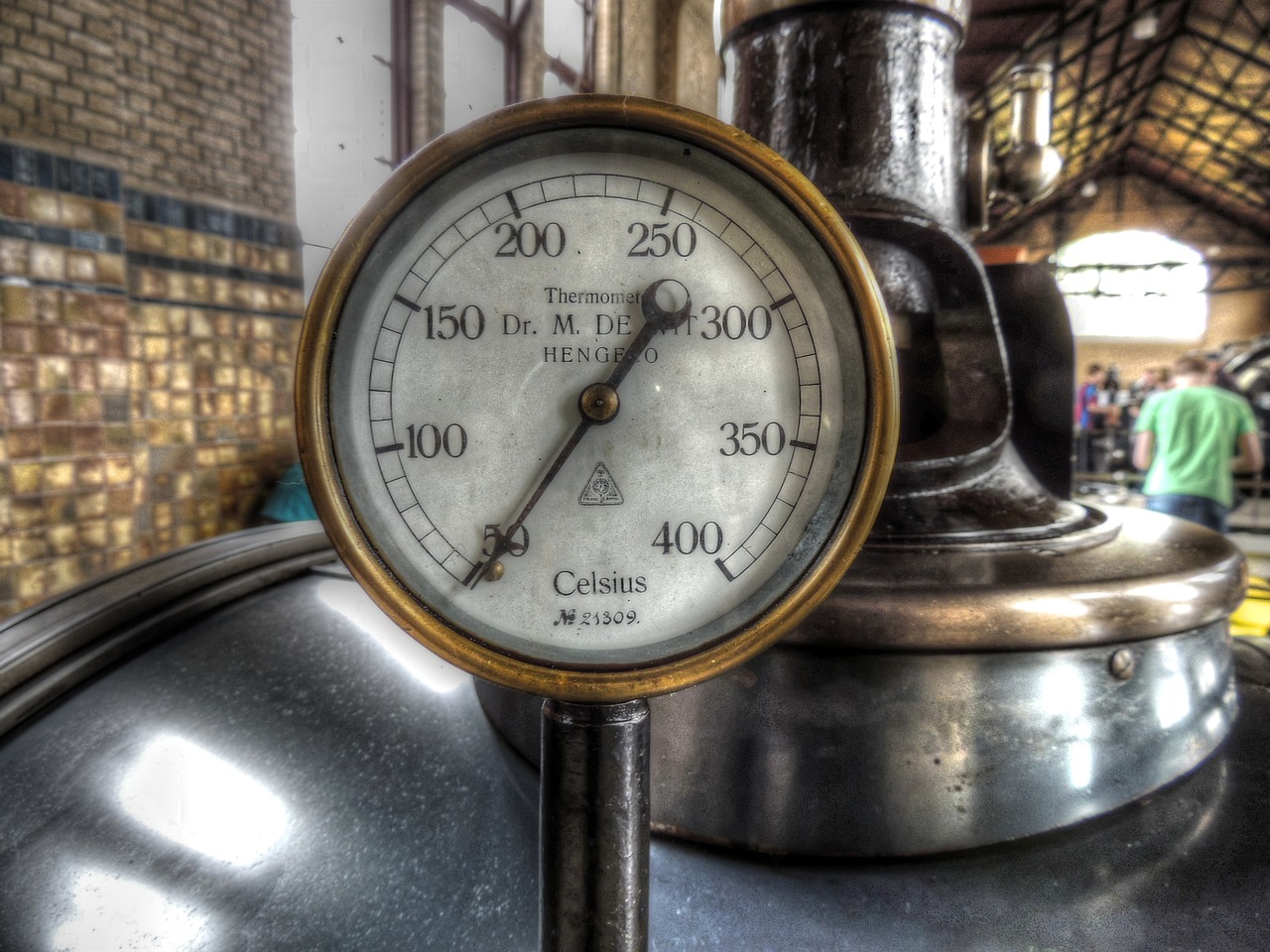 thermometer gauge steam boiler free photo