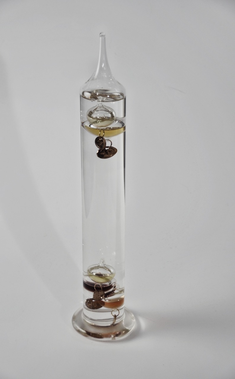 thermometer galilee temperature glass free photo