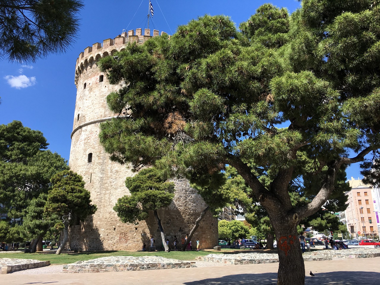 thessaloniki greece the white tower free photo