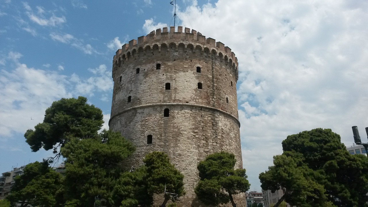 thessaloniki greece tower free photo