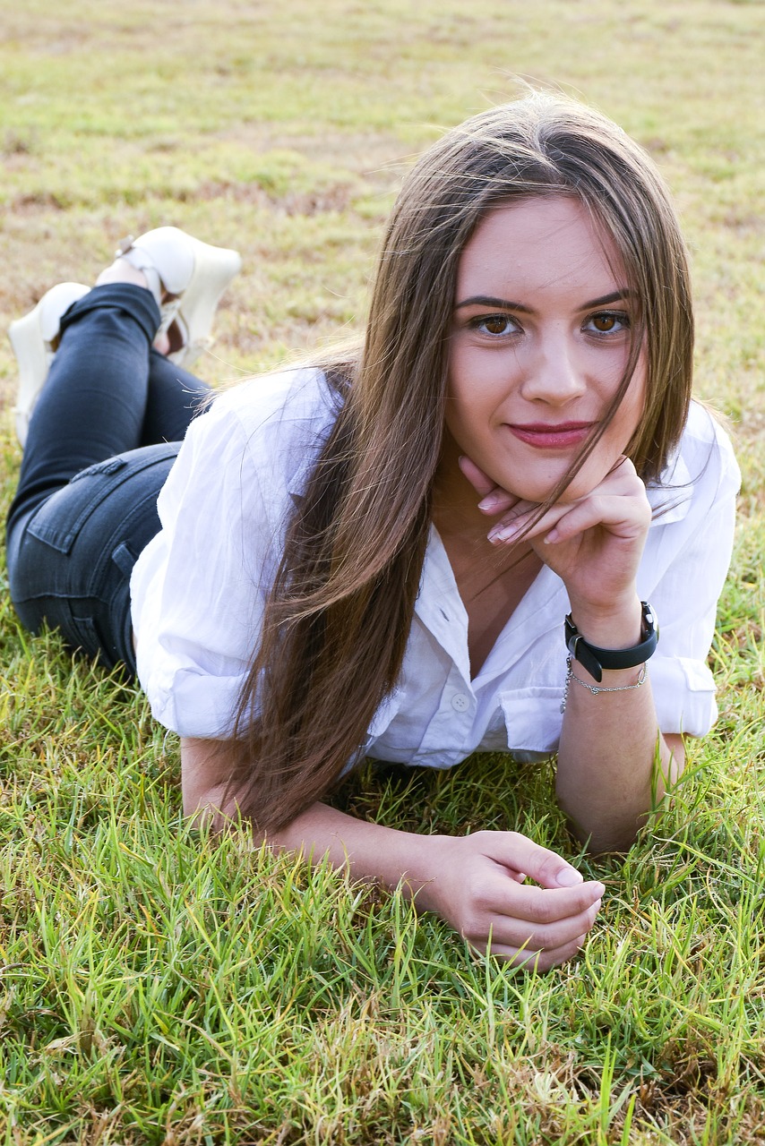 thinking teenager sun free photo