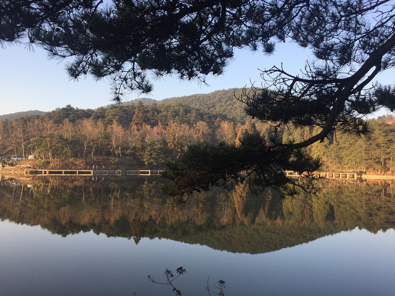 this is also my lushan captured the water is still very thorough i like everything here free photo