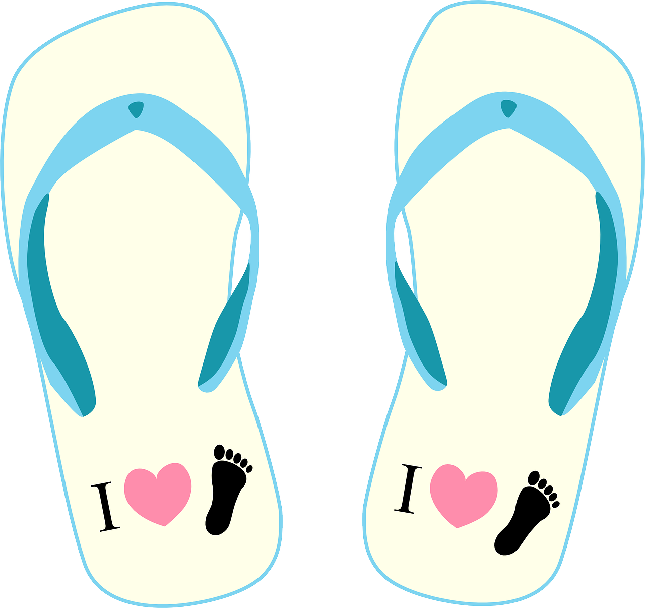 thongs bathing shoe slippers free photo