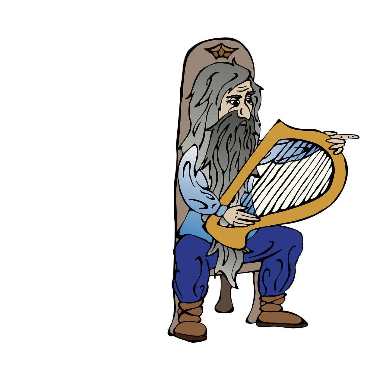 thorin dwarf harp free photo