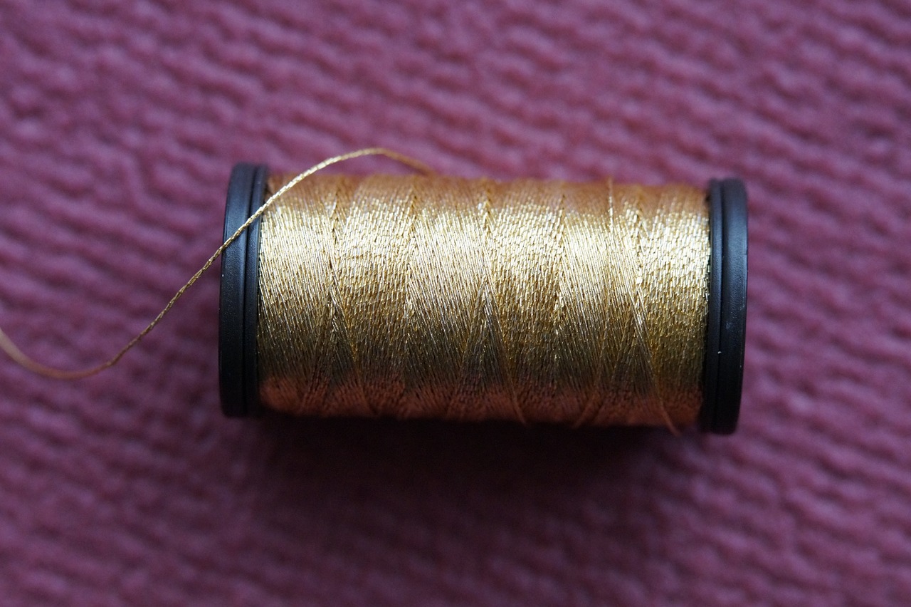 thread yarn goldfaden free photo