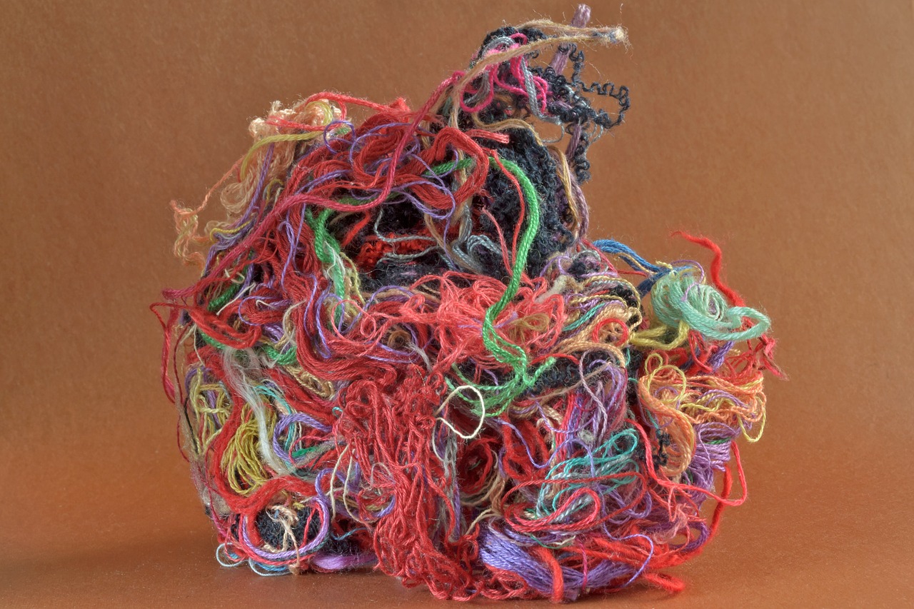 thread tangle knitting free photo