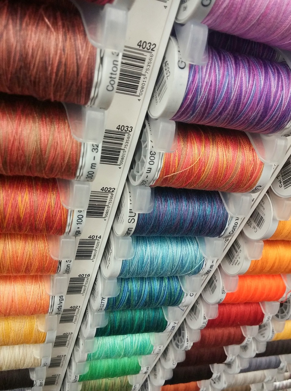 threads colours sew free photo