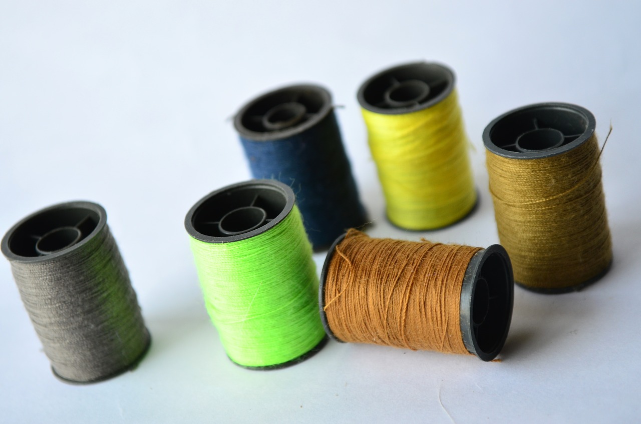 threads spools sewing free photo