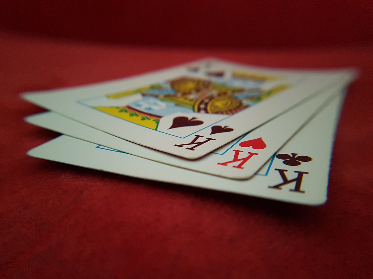 three  cards  play free photo