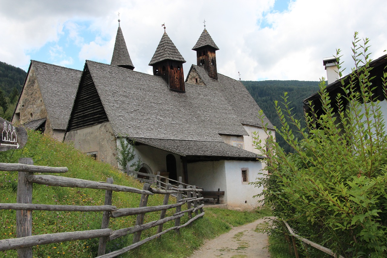 three churches south tyrol mountains free photo