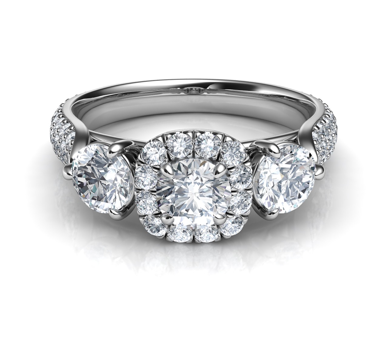 three diamonds ring  engagement ring  diamond ring free photo
