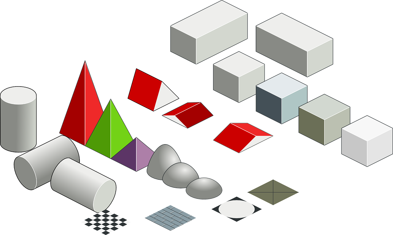 three dimensional shapes geometric shapes rectangular prism free photo