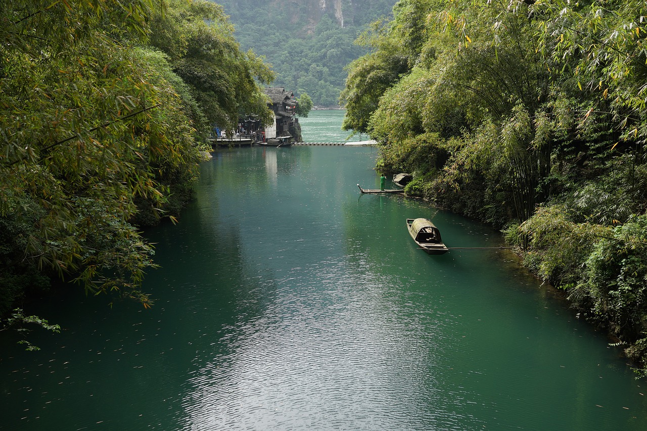 three gorges dam nature still free photo