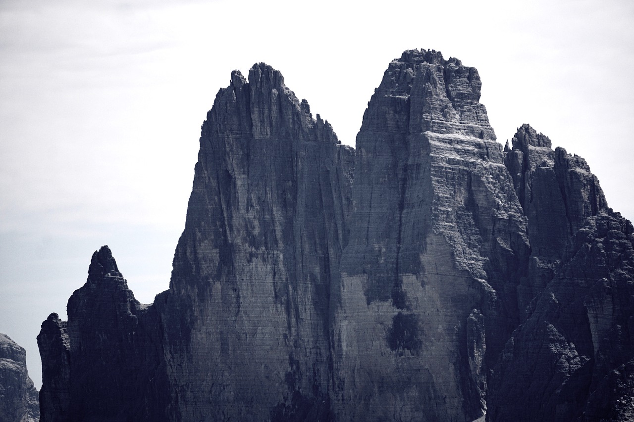 three zinnen dolomites nature free photo