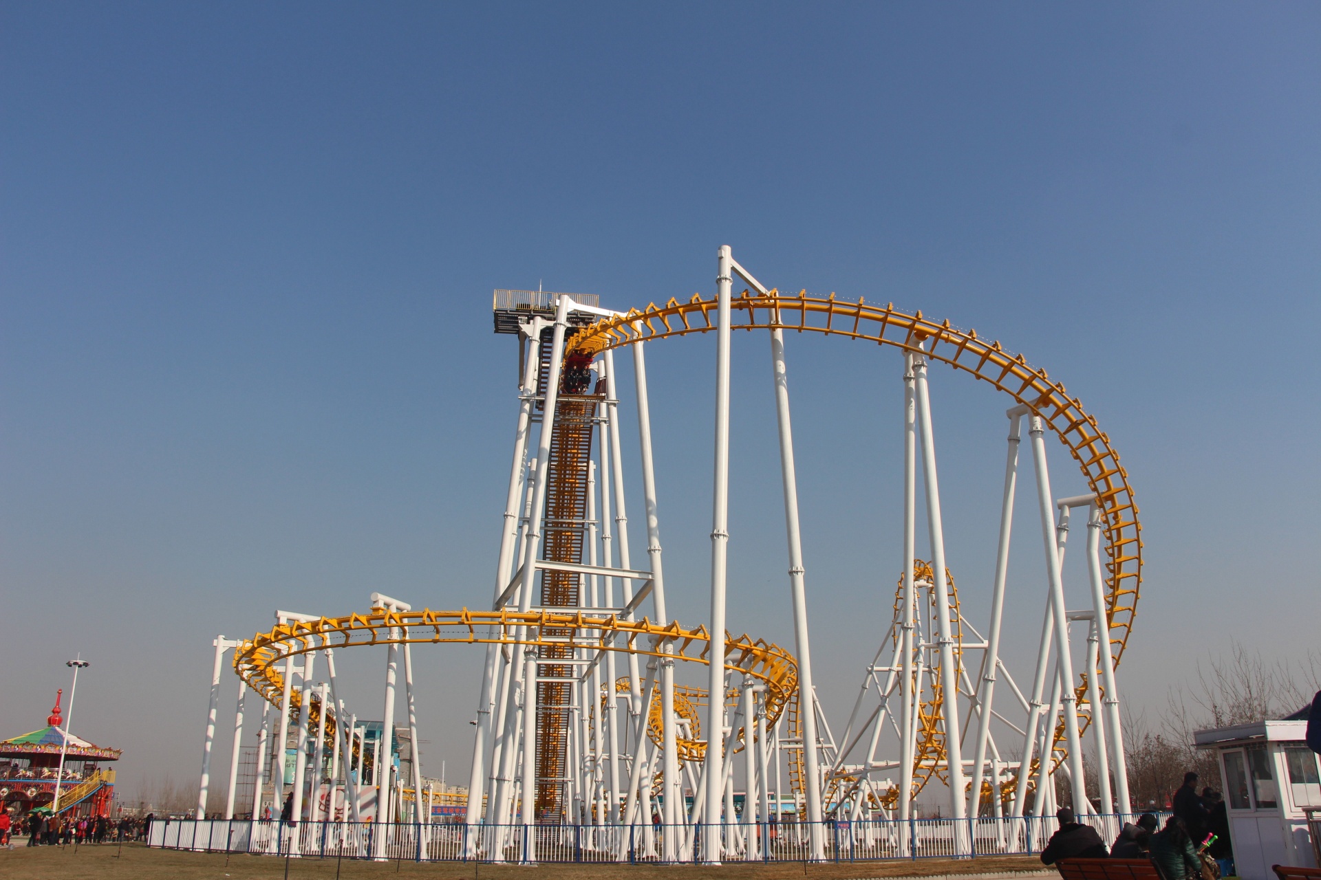 thrilling amusement roller free photo