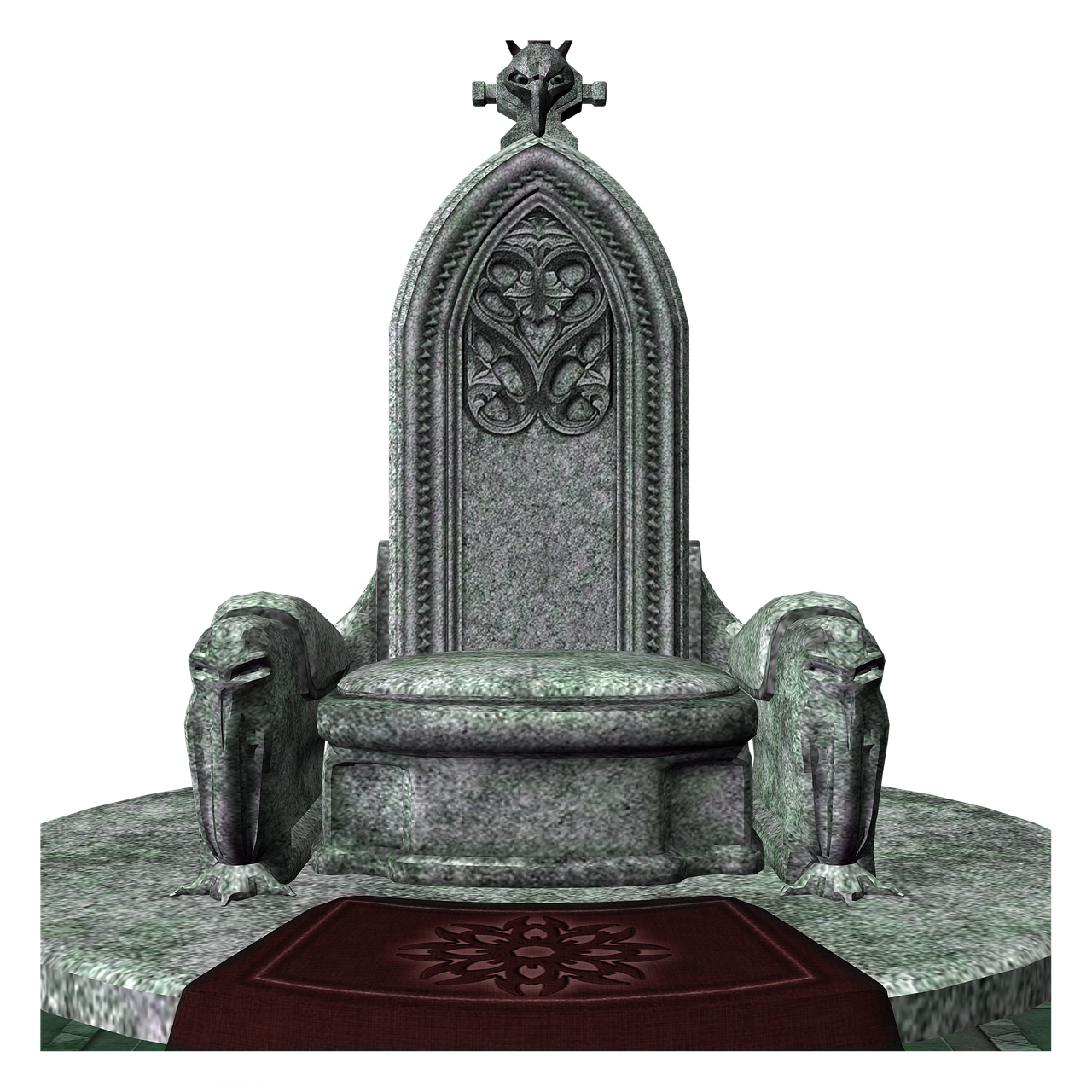 throne  stone  fantasy free photo