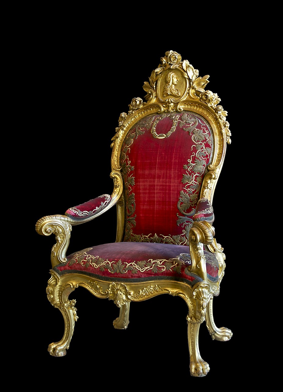 throne chair charles iii free photo