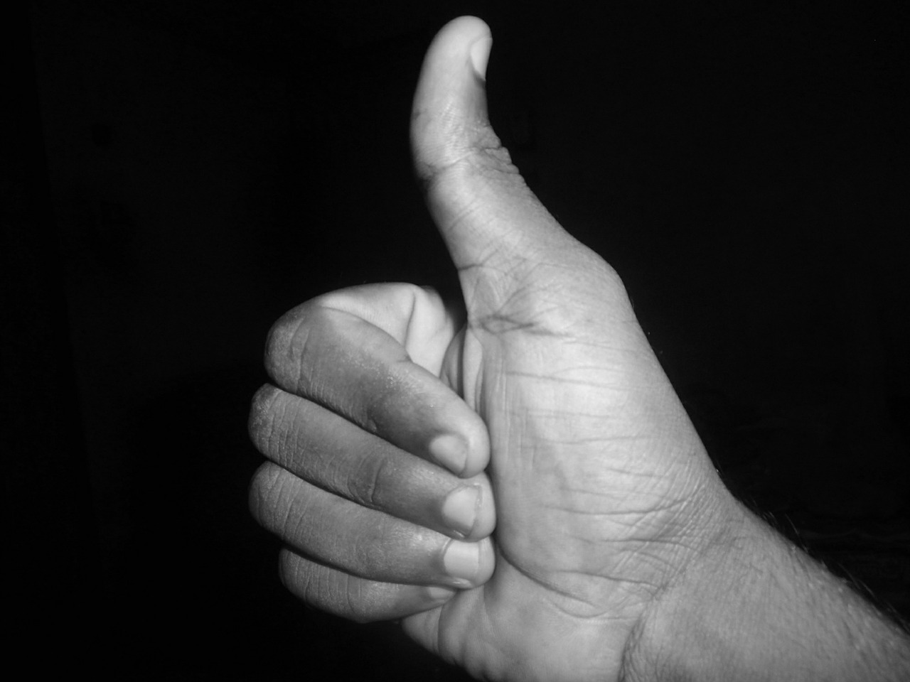 thumb up like sign free photo
