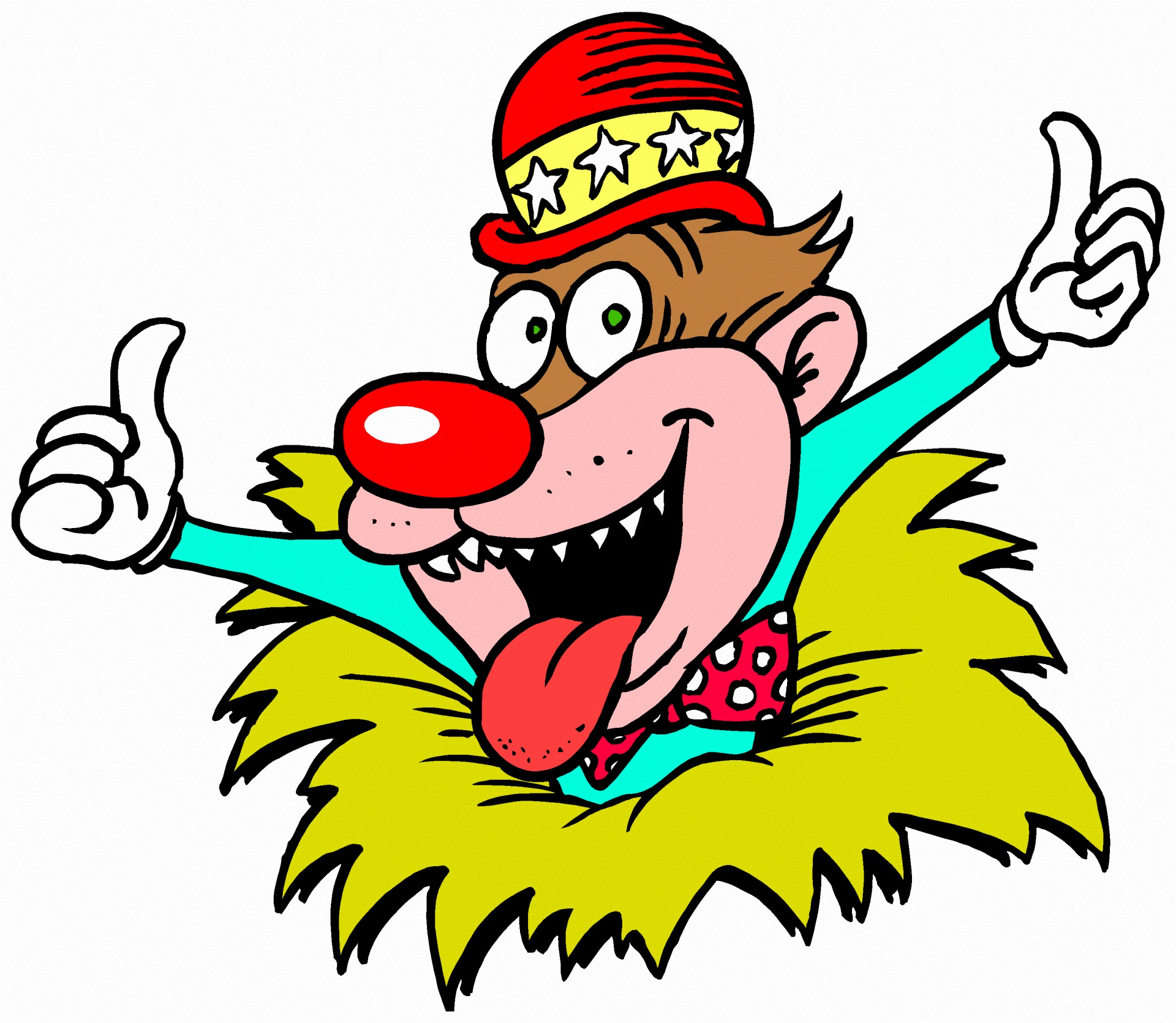 Clown,thumbs up,fun,laugh,cartoon - free image from 