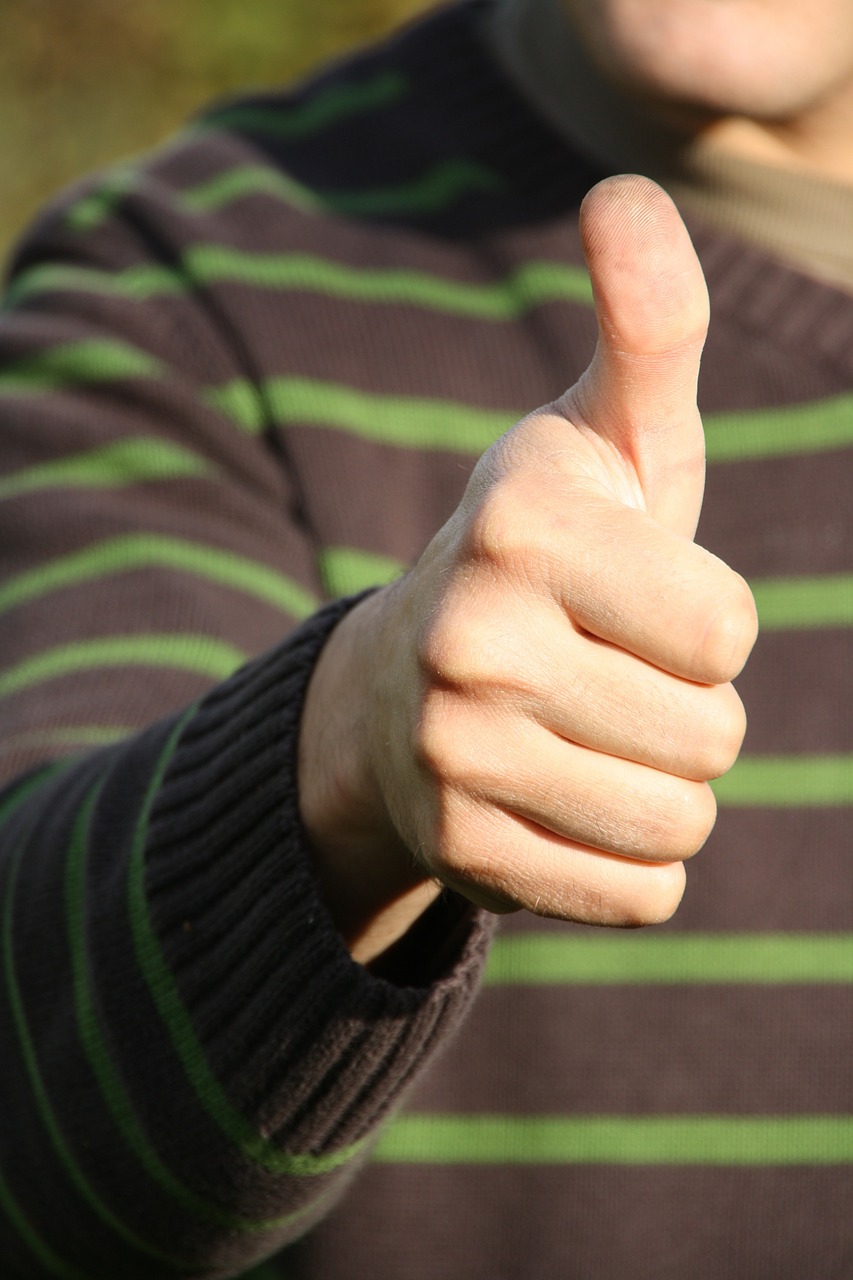 thumbs up prima free pictures free photo