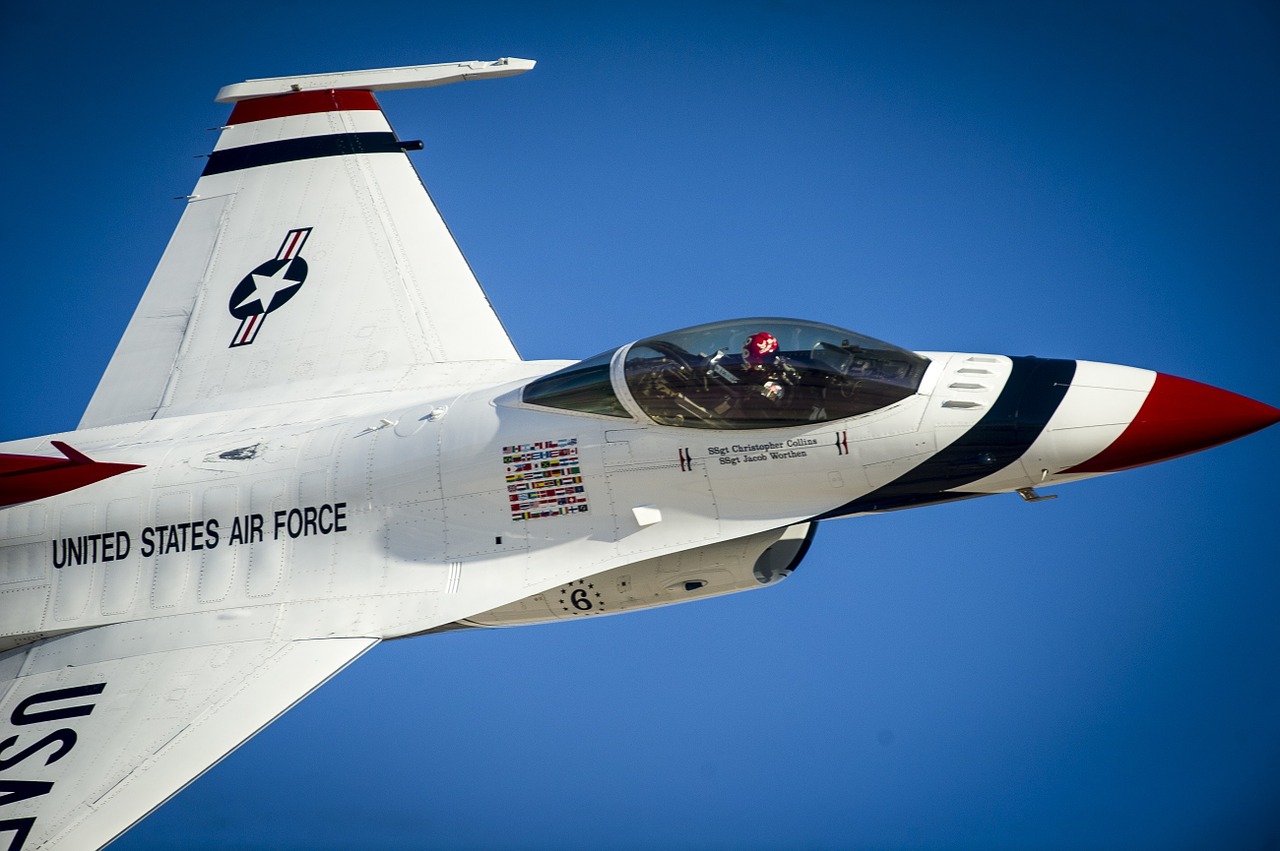 thunderbirds air force jet free photo