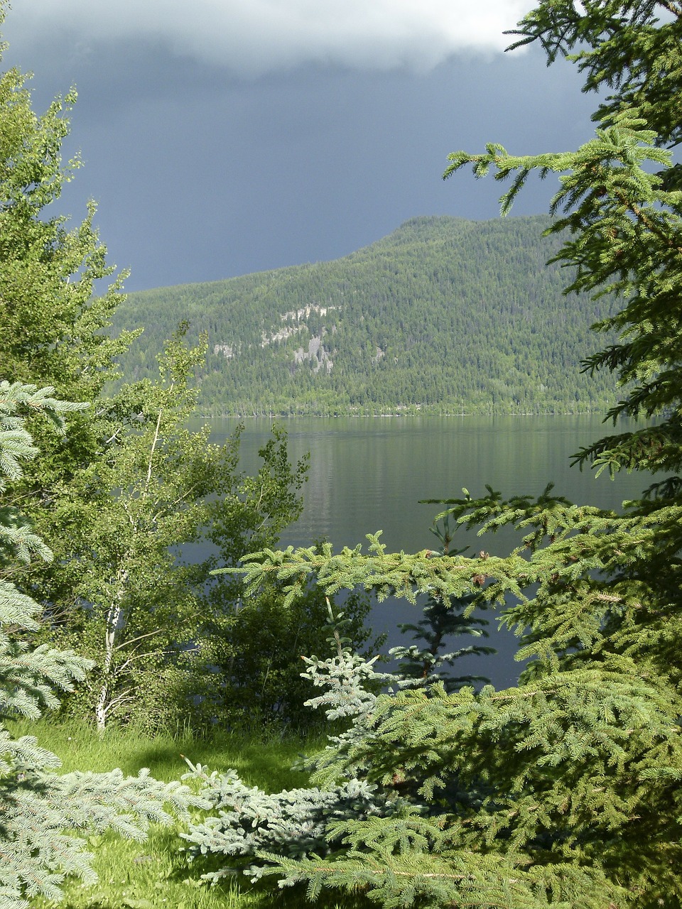 thunderstorm weather canim lake free photo