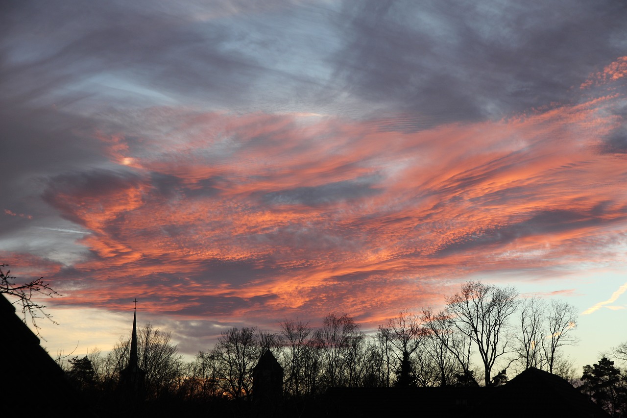 thunderstorm clouds landscape free photo