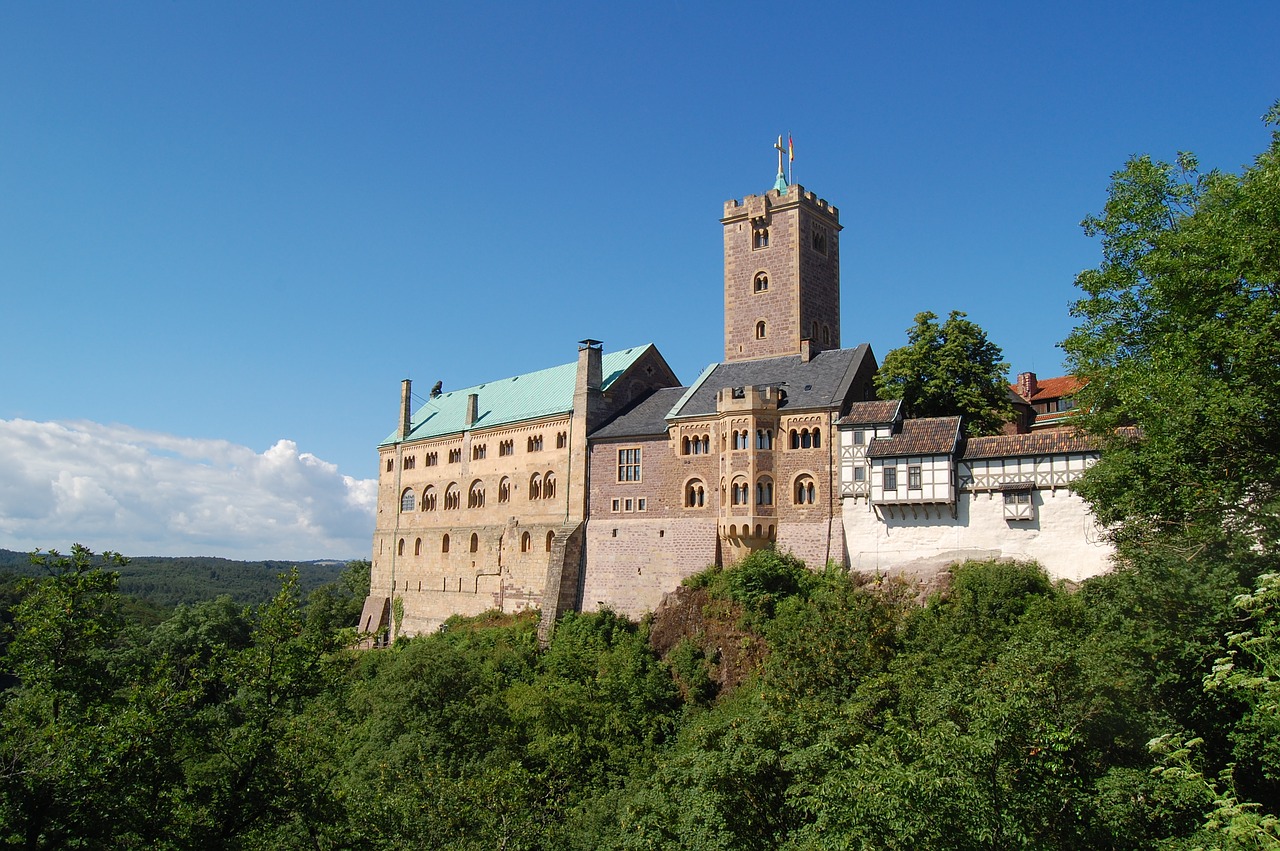 thuringia germany wartburg castle eisenach free photo