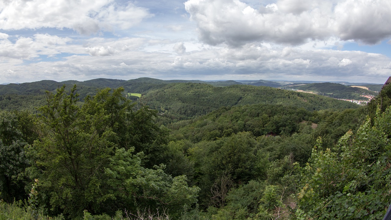 thuringia germany thuringian forest panorama free photo