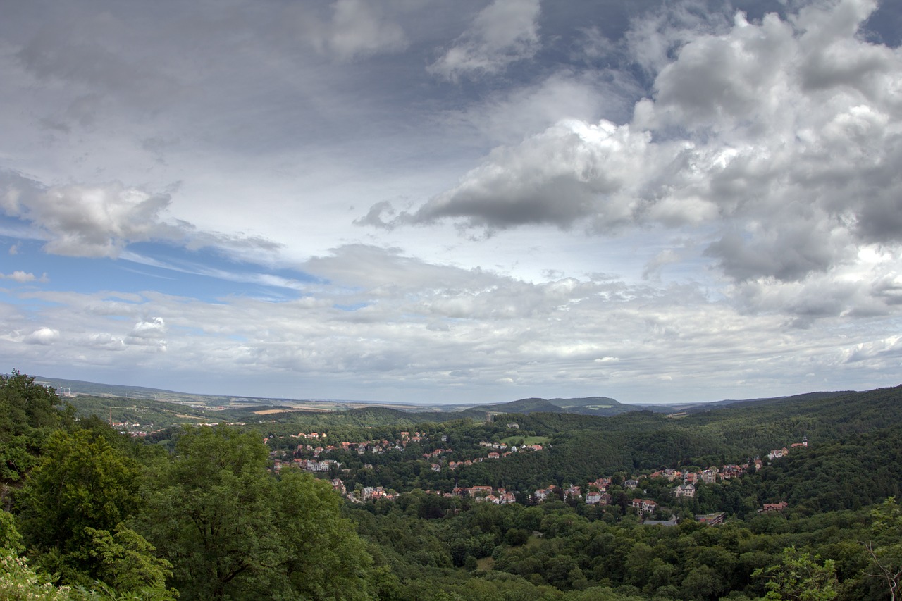 thuringia germany landscape thuringian forest free photo