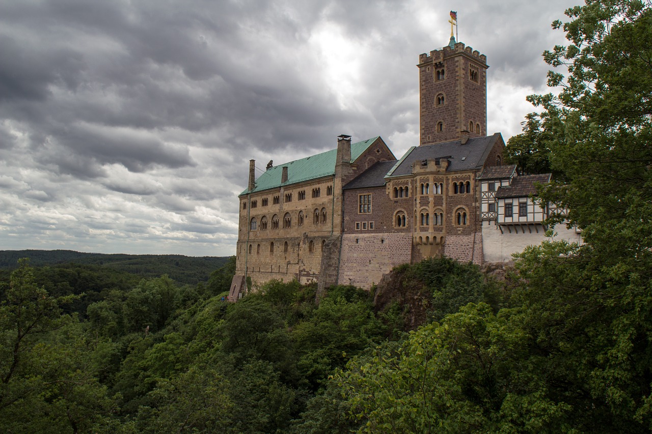 thuringia germany castle wartburg castle free photo