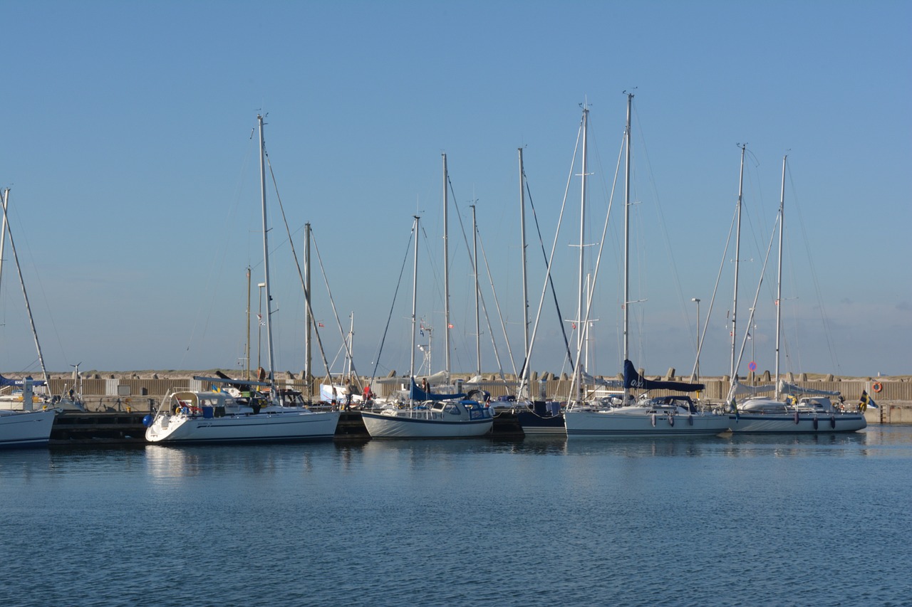 thyborøn denmark harbor free photo