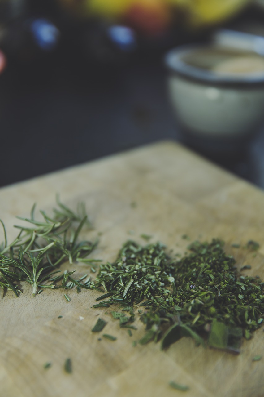 thyme spice herbs free photo