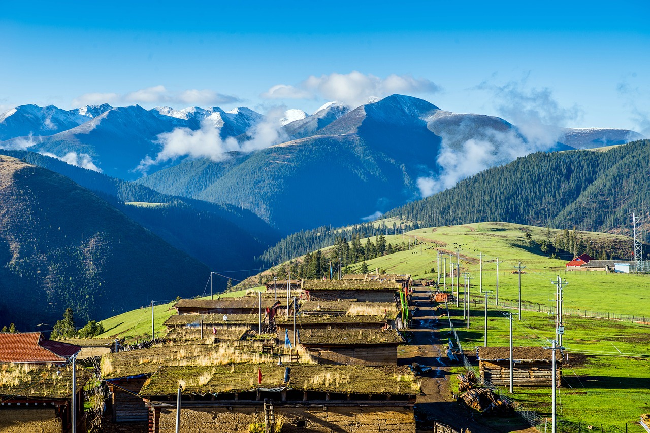 tibet the scenery photography free photo