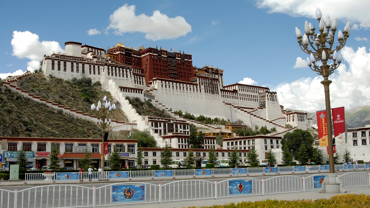 tibet lhasa monastery free photo