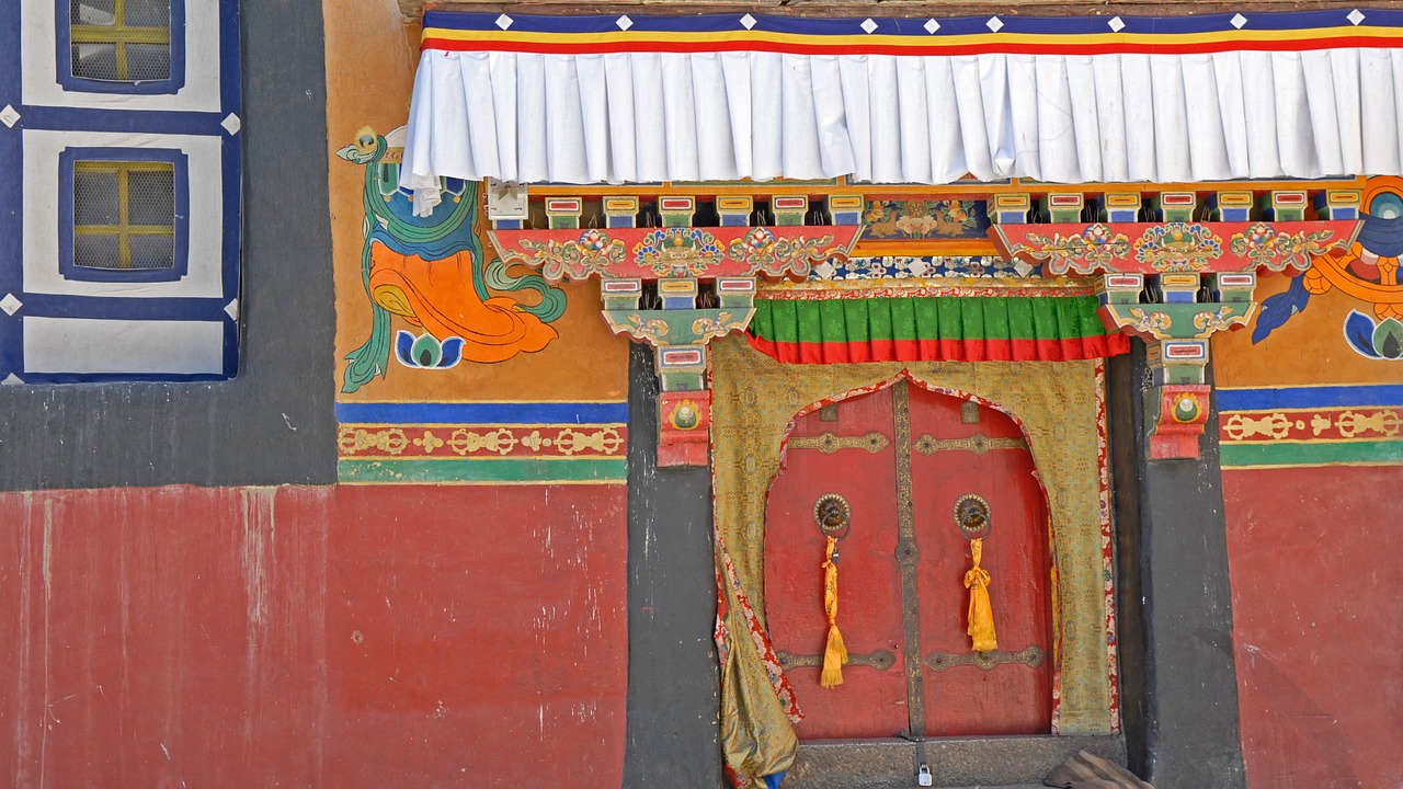 tibet monastery gyantse free photo