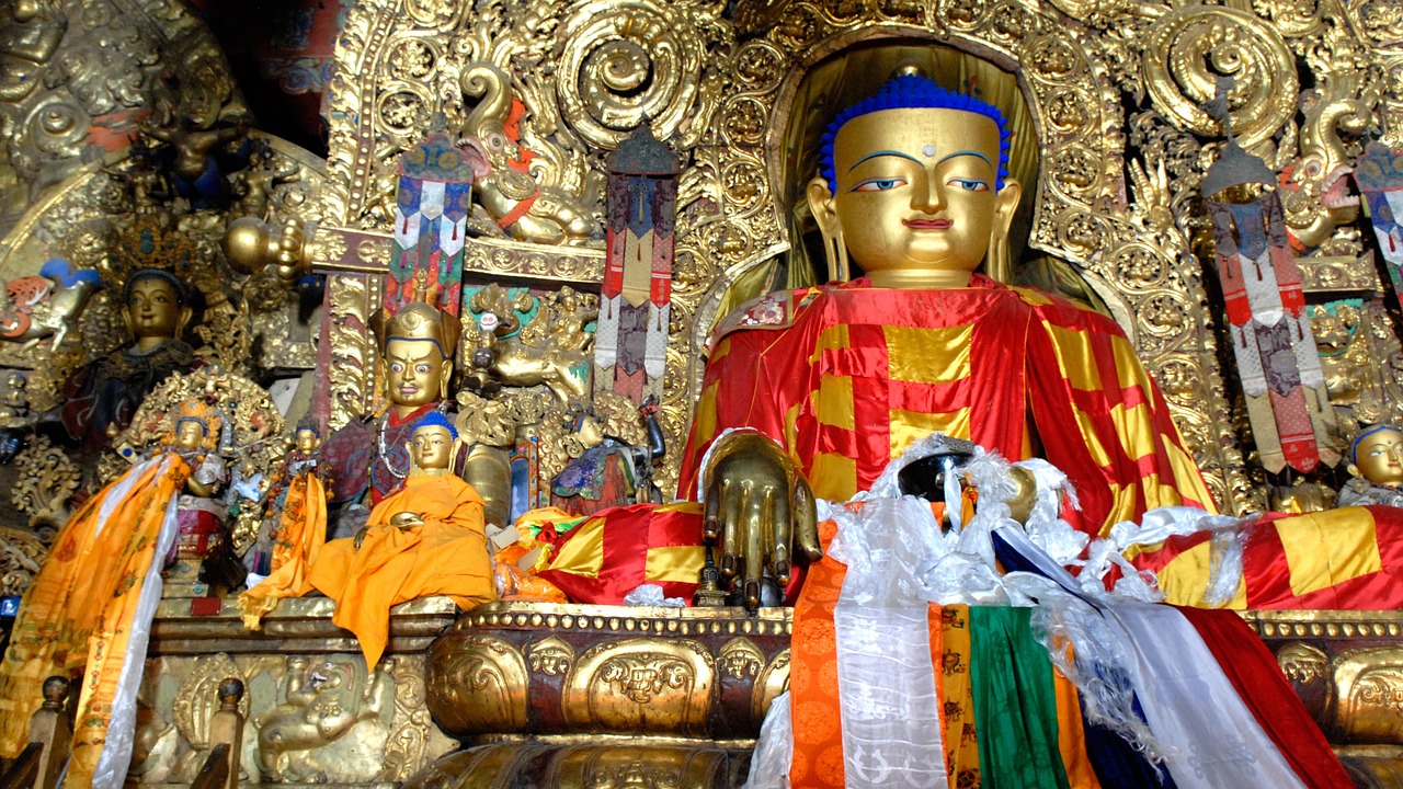 tibet monastery buddhism free photo