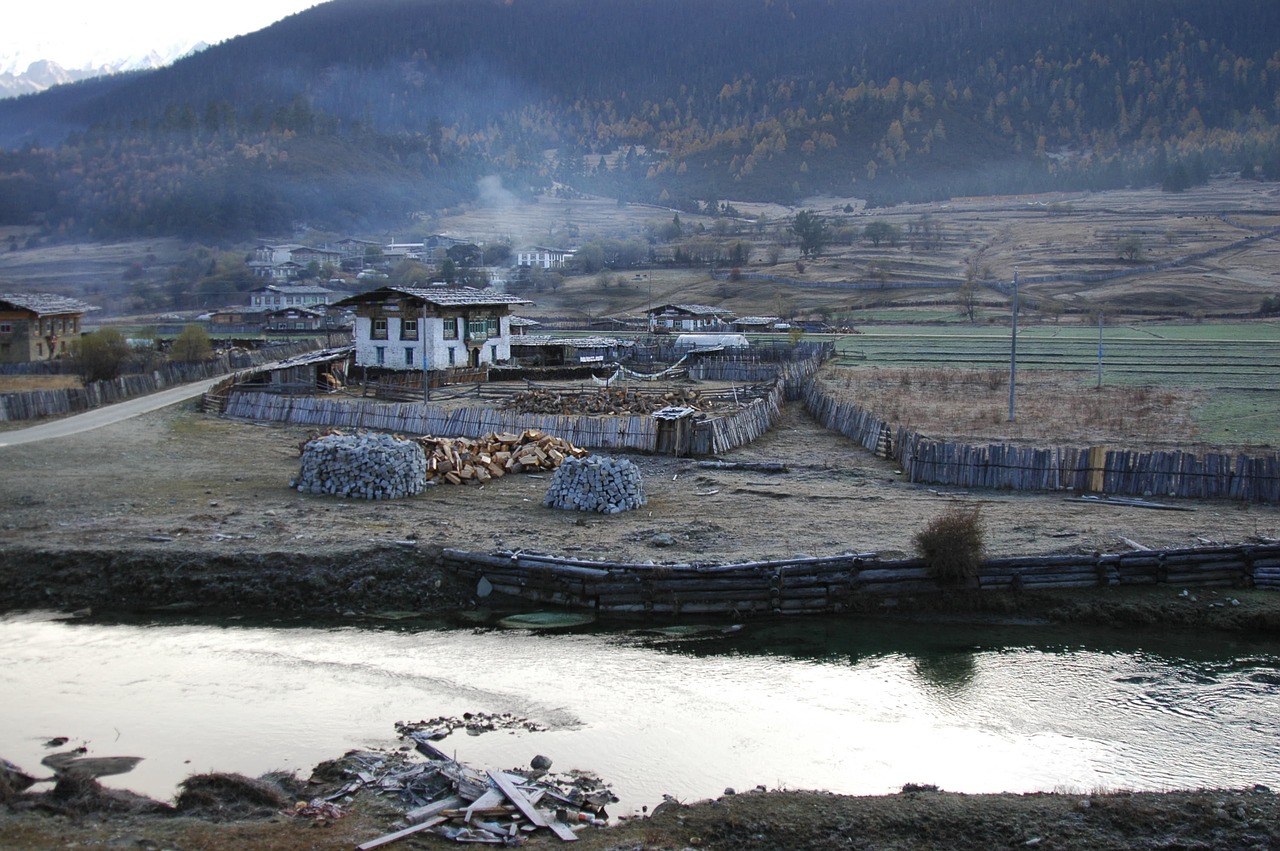 tibet village beck free photo