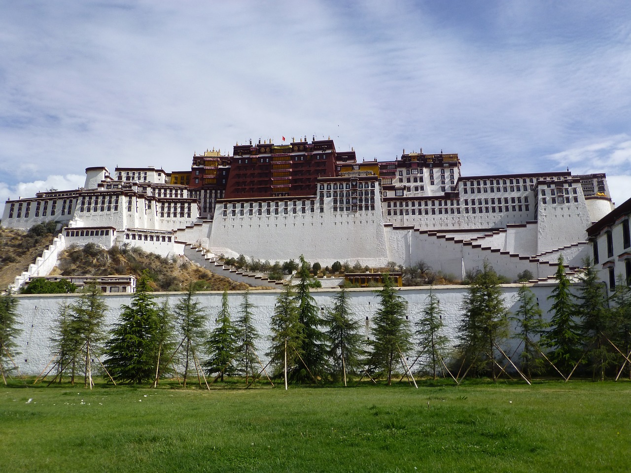 tibet potala palace lhasa free photo