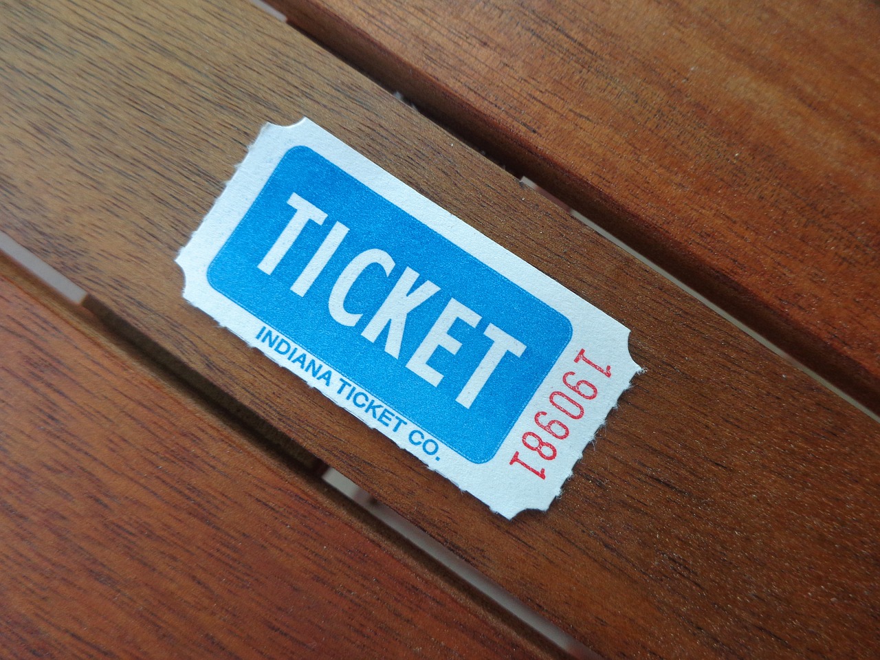 ticket number win free photo